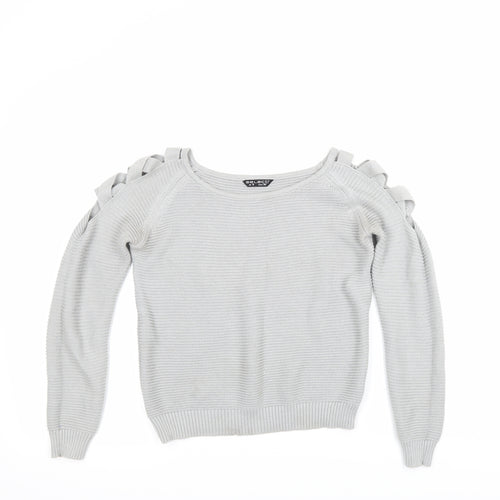 Select Womens Grey   Pullover Jumper Size 8