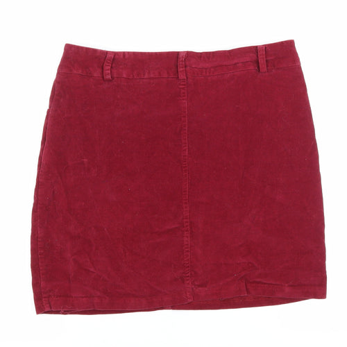 Preworn Womens Purple   A-Line Skirt Size 12