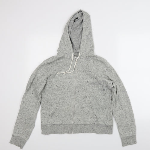 Divided Mens Grey   Full Zip Hoodie Size M