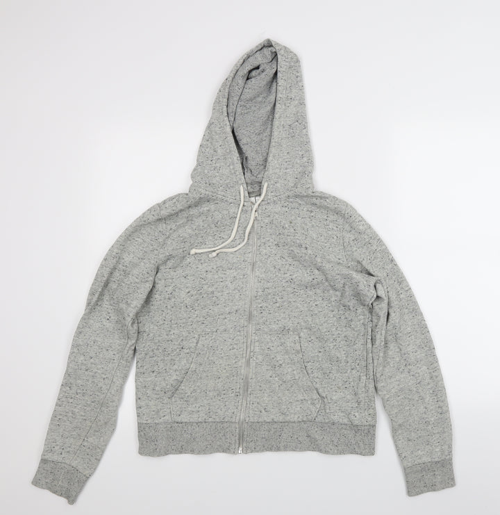 Divided Mens Grey   Full Zip Hoodie Size M