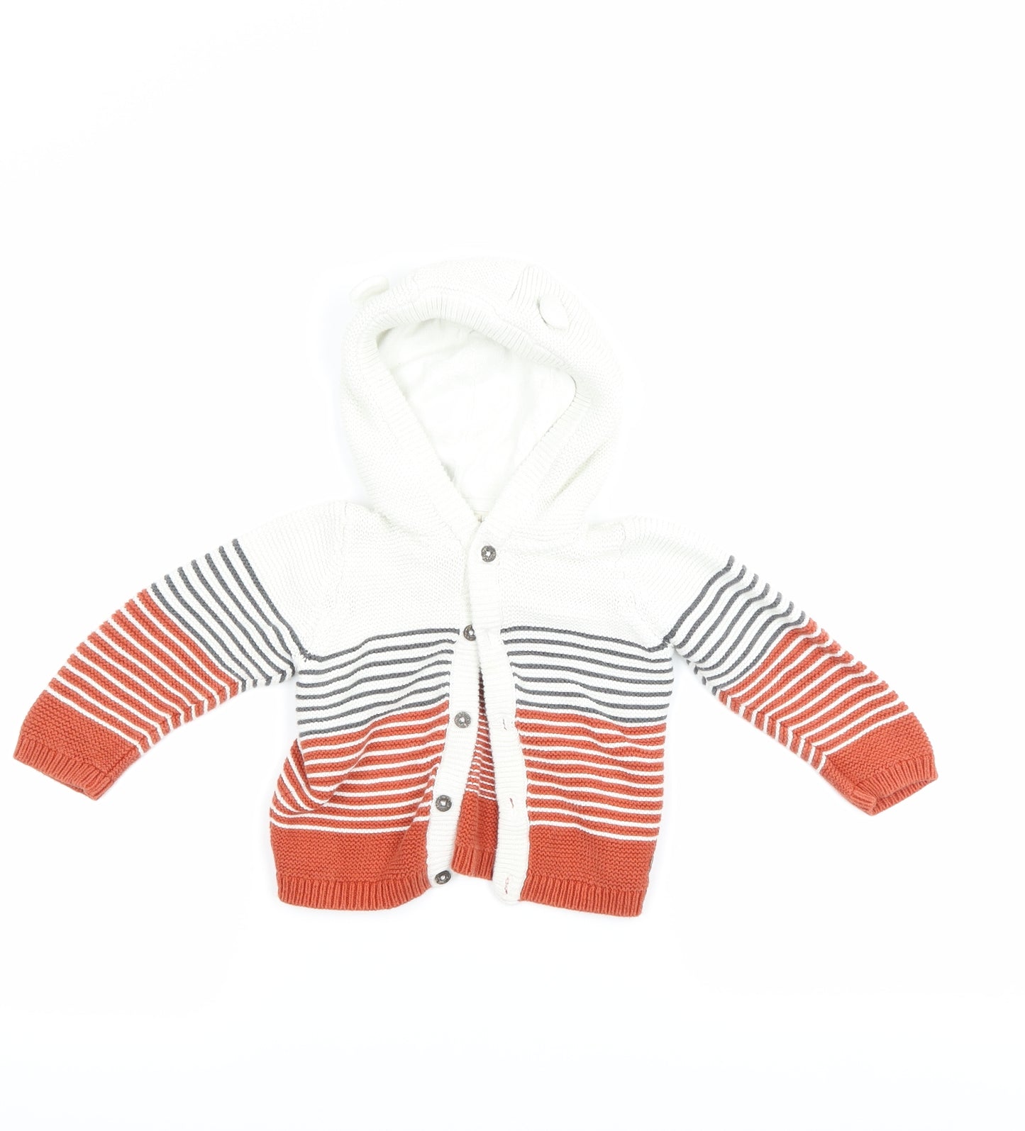 Lupilu Boys Multicoloured Striped  Pullover Hoodie Size 3-4 Years