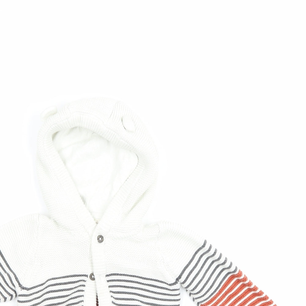 Lupilu Boys Multicoloured Striped  Pullover Hoodie Size 3-4 Years