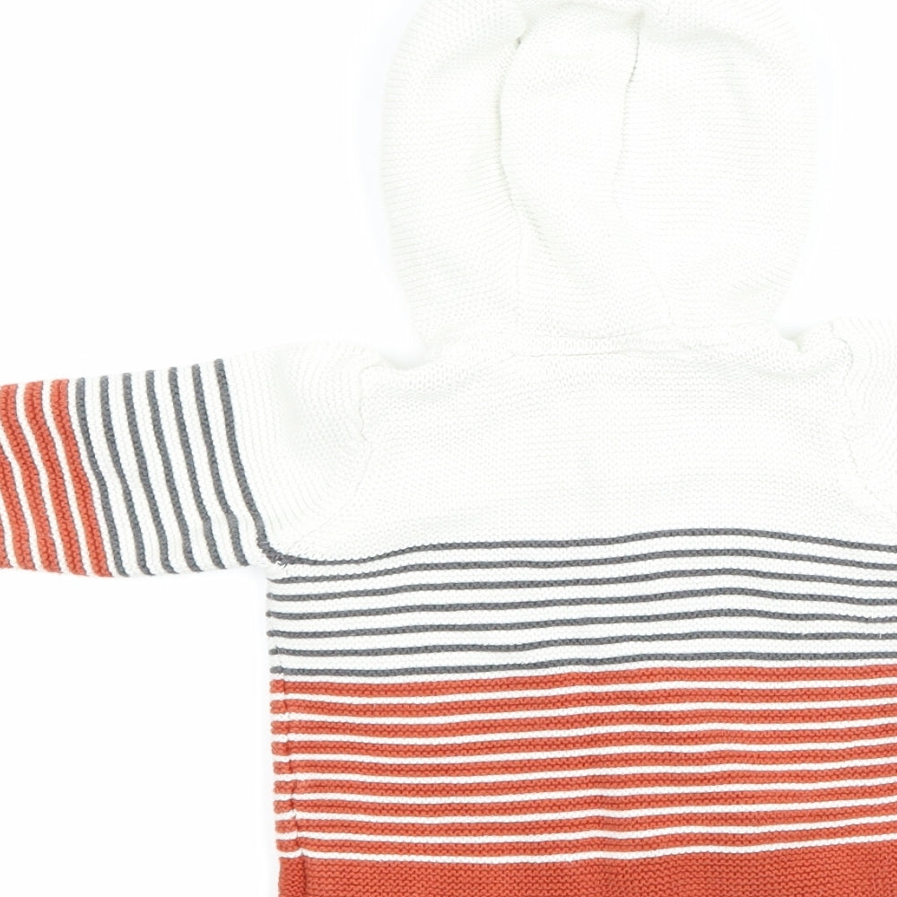 Lupilu Boys Multicoloured Striped  Pullover Hoodie Size 3-4 Years
