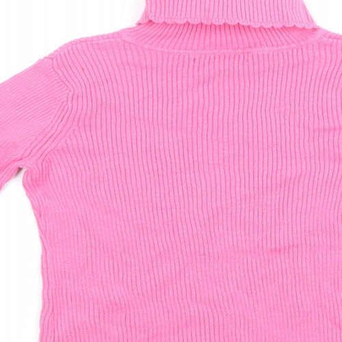 Preworn Girls Pink   Pullover Jumper