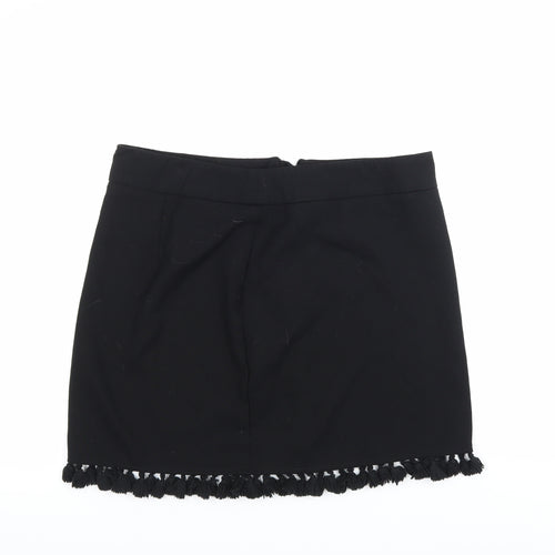 Preworn Womens Black   A-Line Skirt