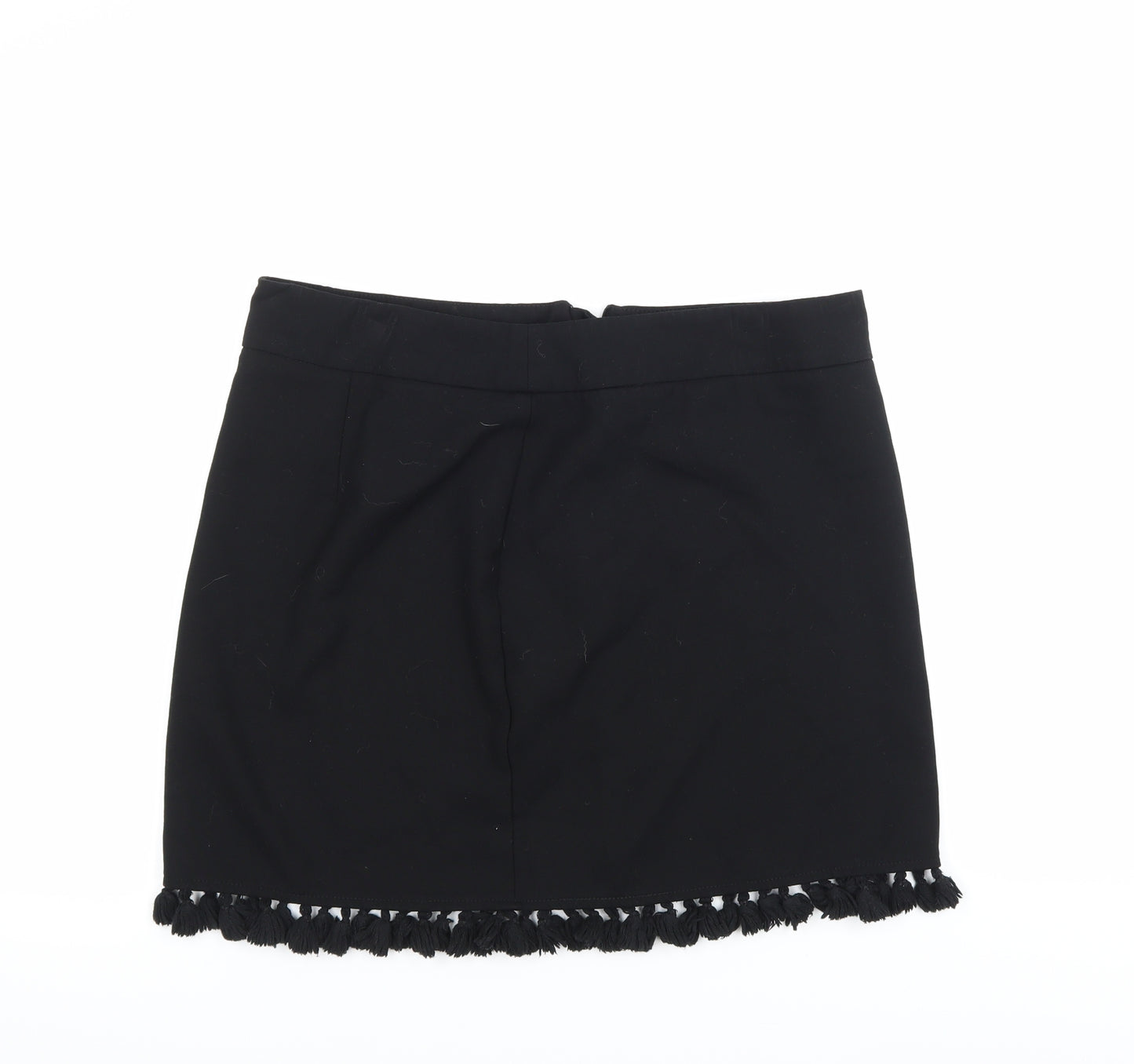 Preworn Womens Black   A-Line Skirt