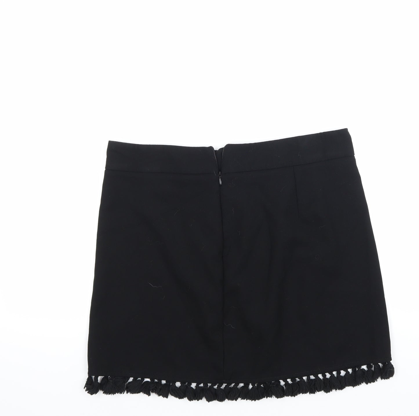 Preworn Womens Black   A-Line Skirt