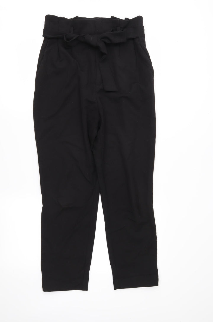 H&M Womens Black Trousers Size 10 L24 in