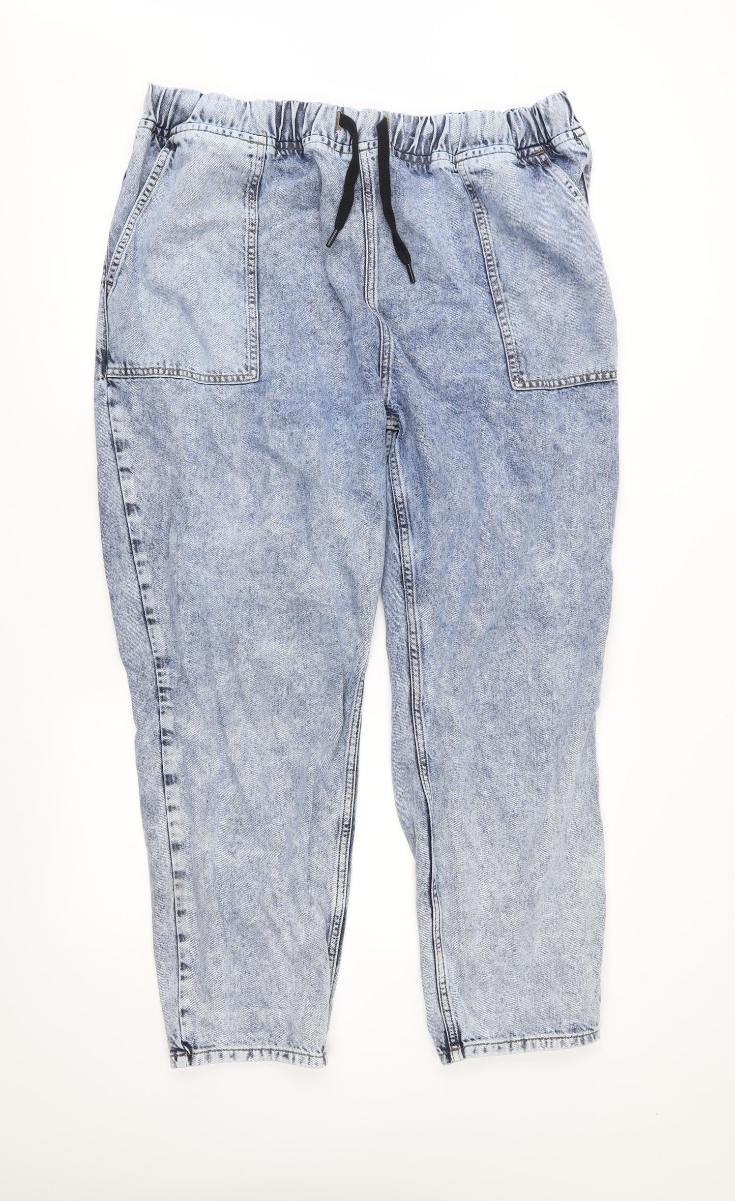TU Womens Blue   Wide-Leg Jeans Size 22 L29 in
