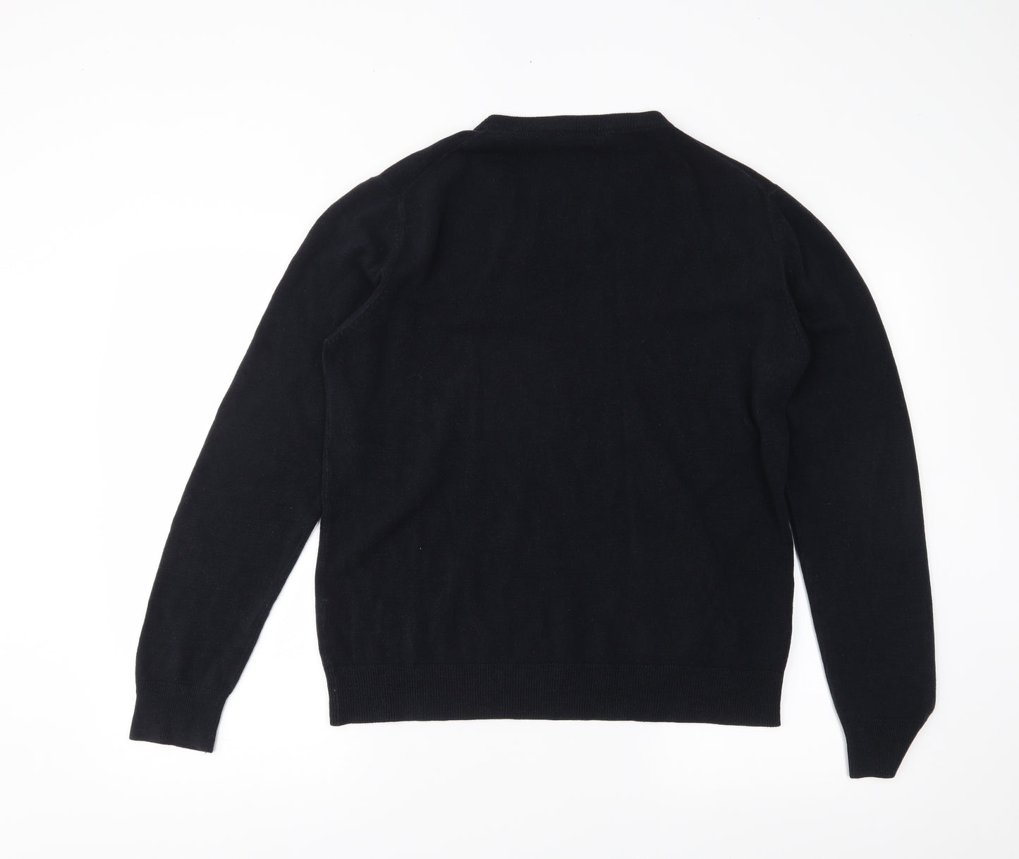 Cedar Wood State Mens Black   Henley Jumper Size XL