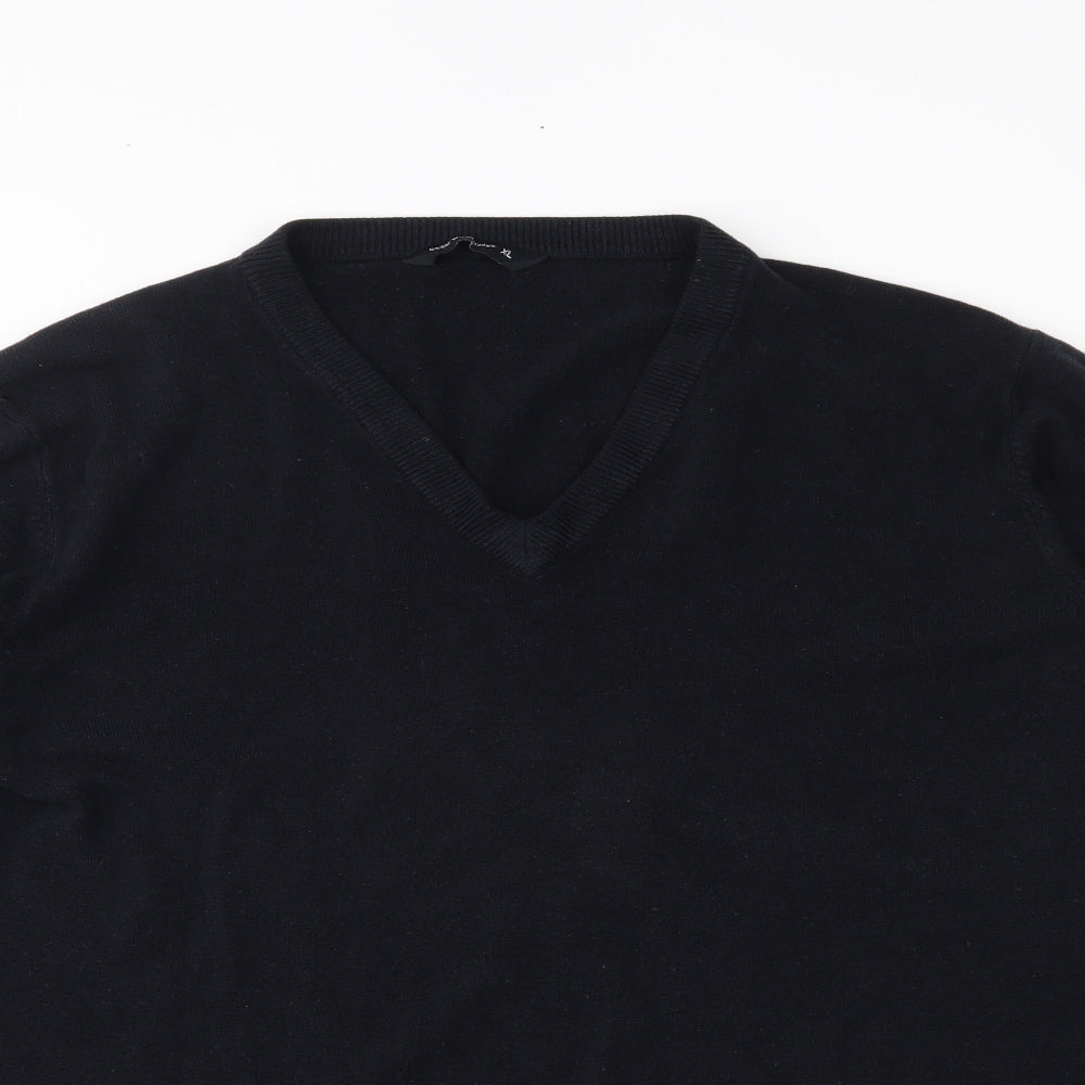 Cedar Wood State Mens Black   Henley Jumper Size XL