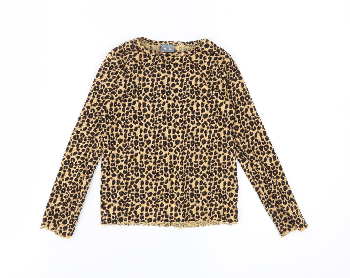 NEXT Girls Yellow Animal Print  Basic Casual Size 2-3 Years
