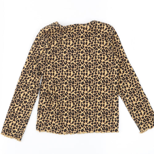 NEXT Girls Yellow Animal Print  Basic Casual Size 2-3 Years