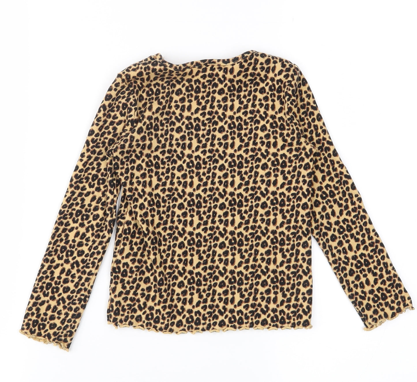 NEXT Girls Yellow Animal Print  Basic Casual Size 2-3 Years