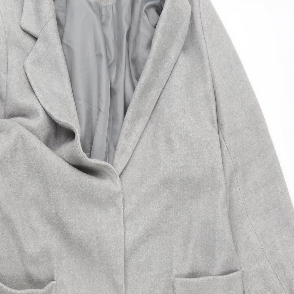 newlook Womens Grey   Trench Coat Coat Size 16