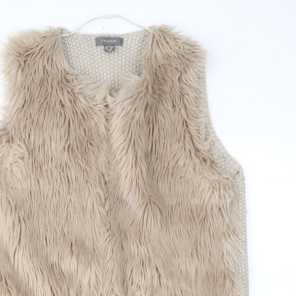 Primark Womens Beige   Cardigan Jumper Size L