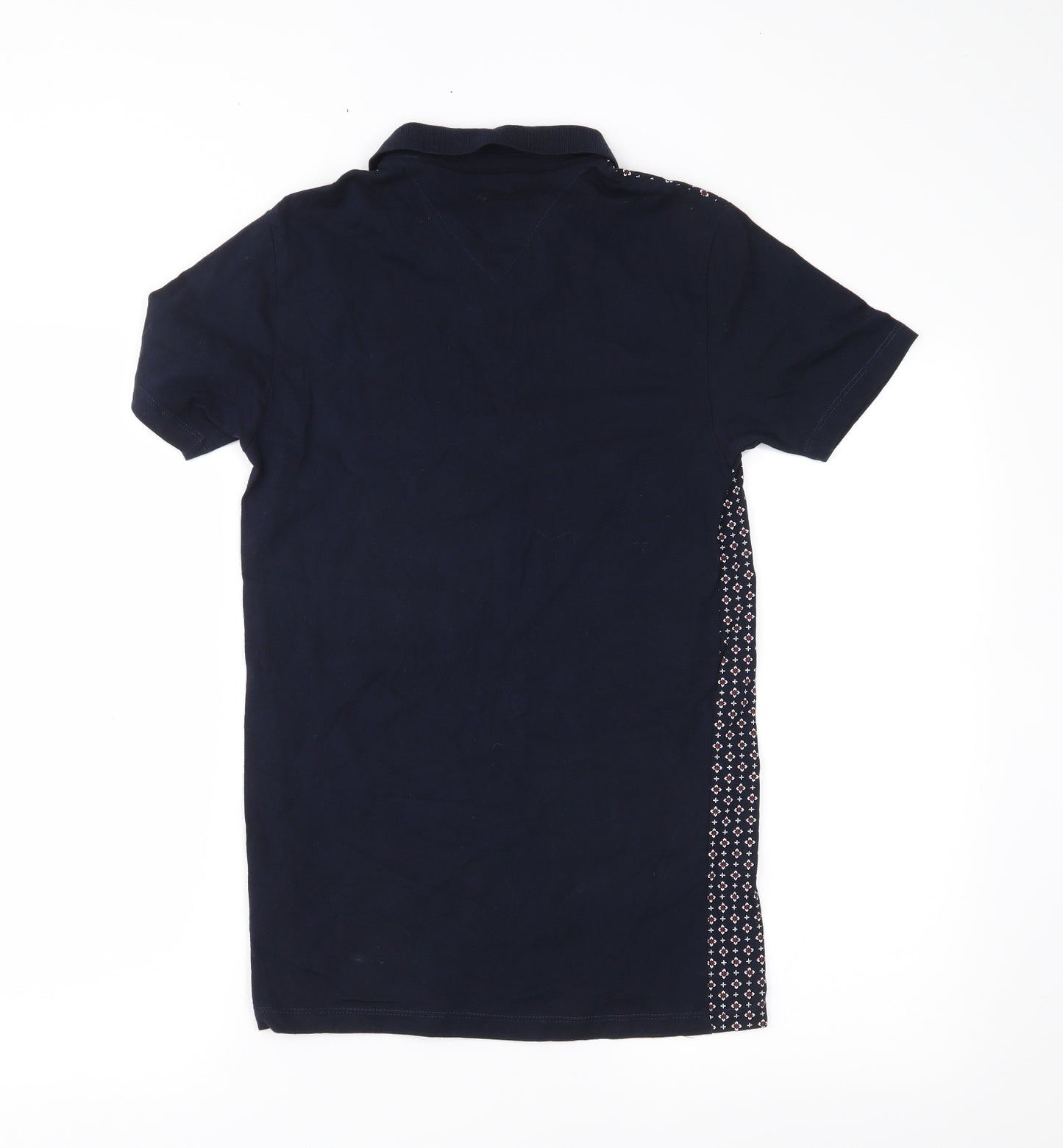 NEXT Mens Blue    Polo Size XS  - pattern on front