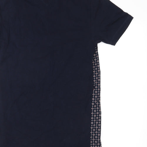 NEXT Mens Blue    Polo Size XS  - pattern on front
