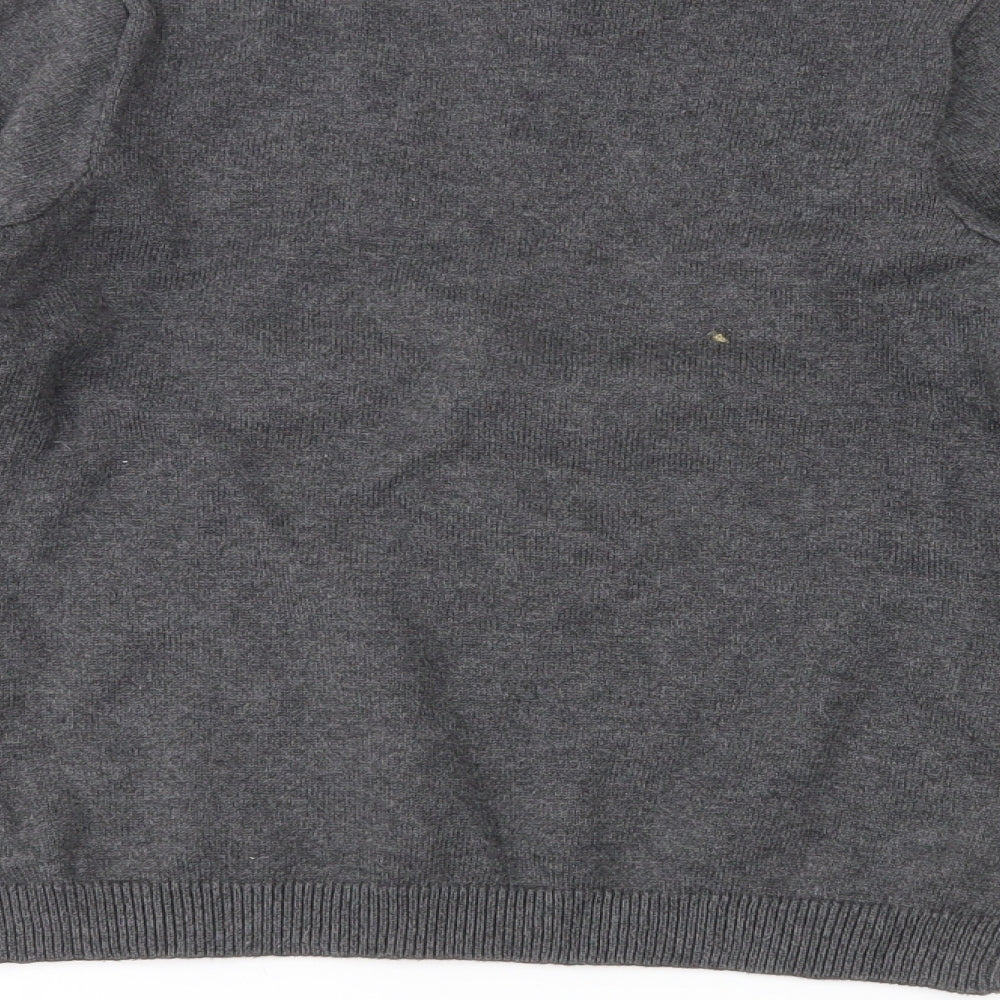 H&M Girls Grey   Pullover Jumper Size 7-8 Years