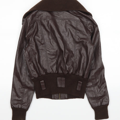 Portobello punk Womens Brown   Jacket  Size 8