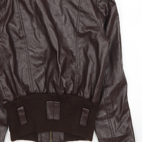 Portobello punk Womens Brown   Jacket  Size 8