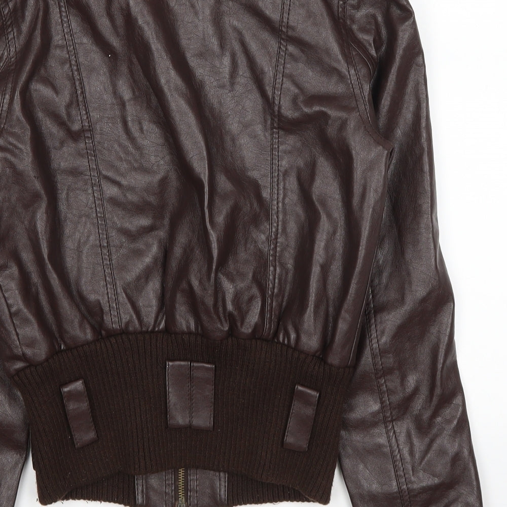 Portobello punk Womens Brown   Jacket  Size 8