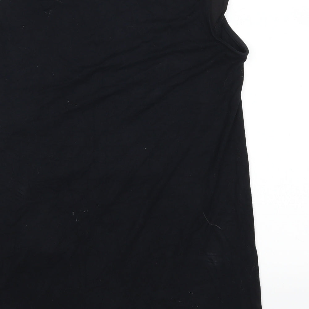 River Island Womens Black   Basic Tank Size 8