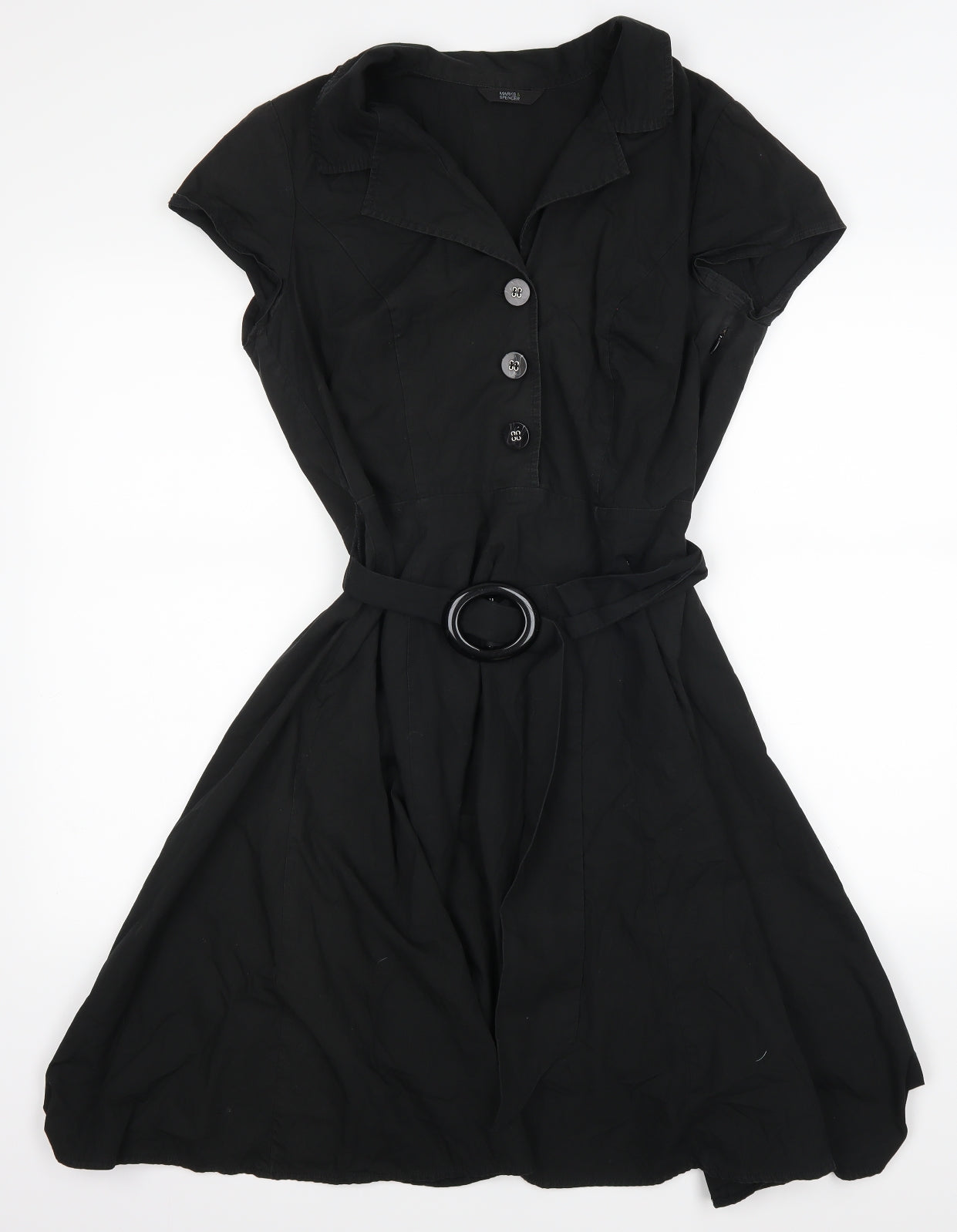 Marks and Spencer Womens Black   Fit & Flare  Size 14