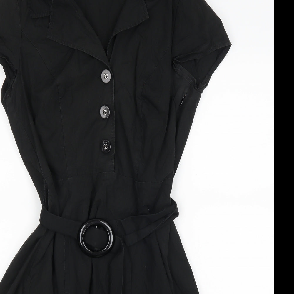 Marks and Spencer Womens Black   Fit & Flare  Size 14