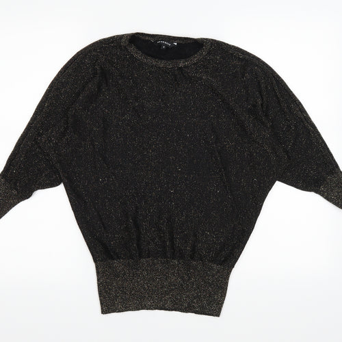 Peacocks Womens Black   Pullover Jumper Size S