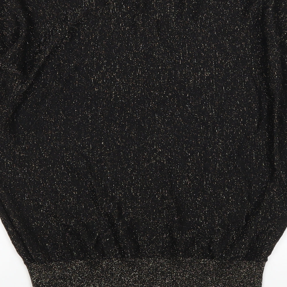 Peacocks Womens Black   Pullover Jumper Size S