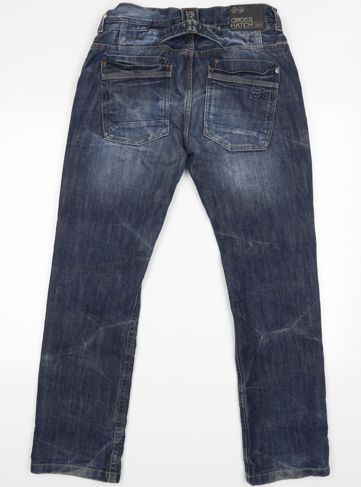 Burton Mens Blue   Straight Jeans Size 32 L30 in
