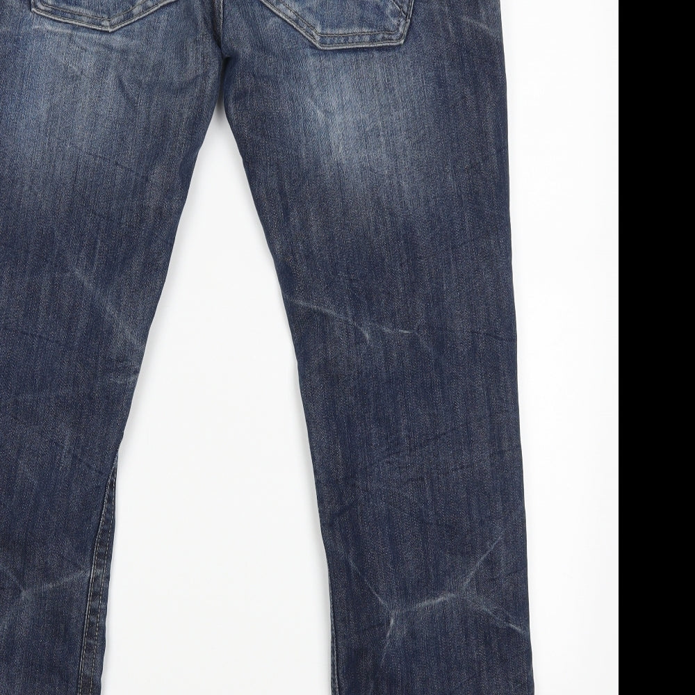Burton Mens Blue   Straight Jeans Size 32 L30 in