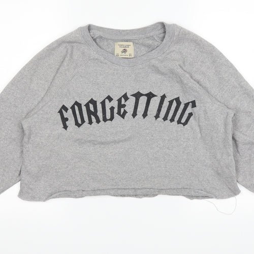 Pull & Bear Womens Grey   Pullover Jumper Size XS