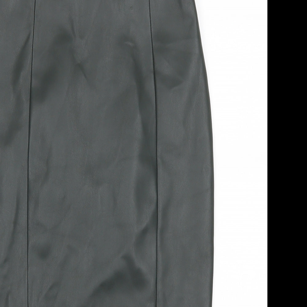 Warehouse Womens Green   Straight & Pencil Skirt Size 8