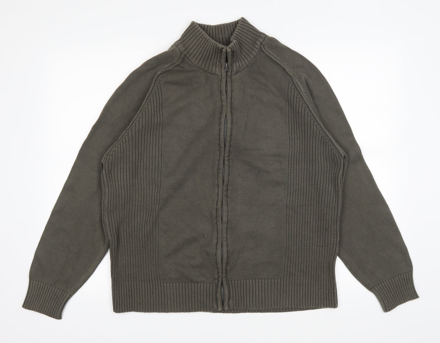 New Look Womens Green   Full Zip Jumper Size XL