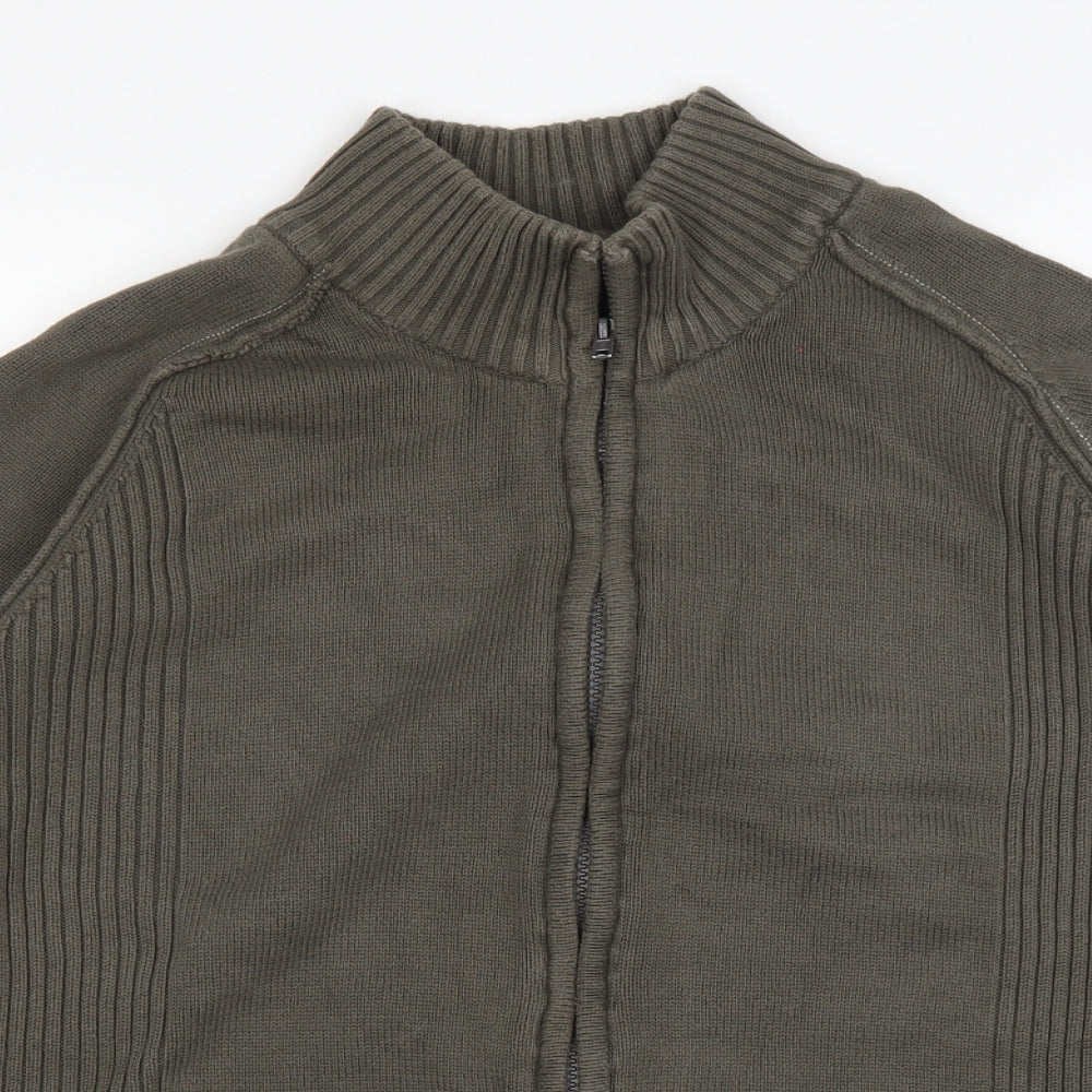 New Look Womens Green   Full Zip Jumper Size XL