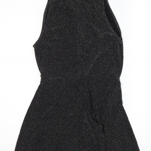 Topshop Womens Black   Playsuit One-Piece Size 6