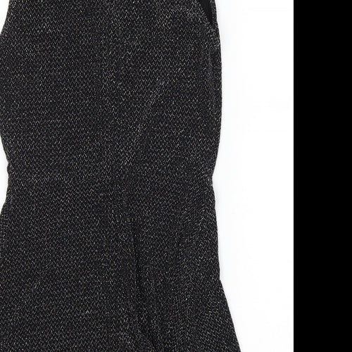 Topshop Womens Black   Playsuit One-Piece Size 6