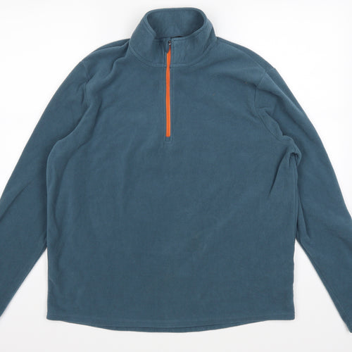 Crane Mens Blue   Pullover Jumper Size L