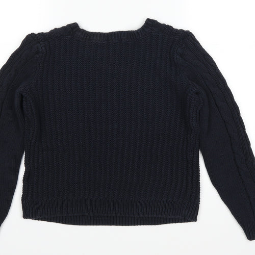 H&M Womens Blue   Pullover Jumper Size M