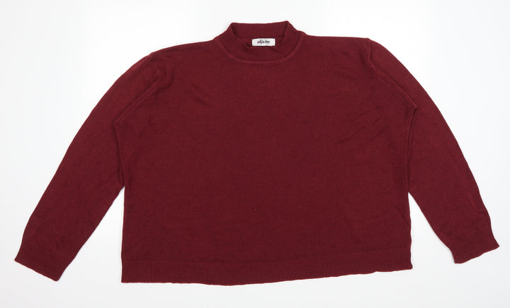 Damart Womens Red Pullover Jumper Size 20
