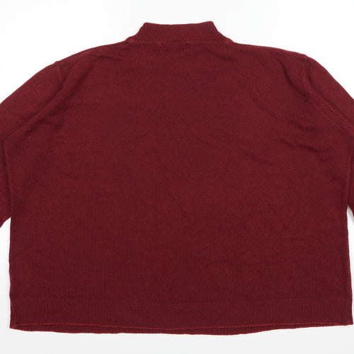 Damart Womens Red   Pullover Jumper Size 20