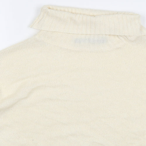 Brave Soul Womens Ivory   Pullover Jumper Size L
