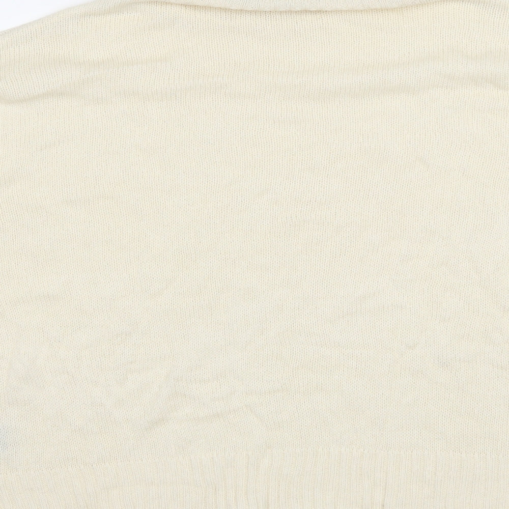 Brave Soul Womens Ivory   Pullover Jumper Size L