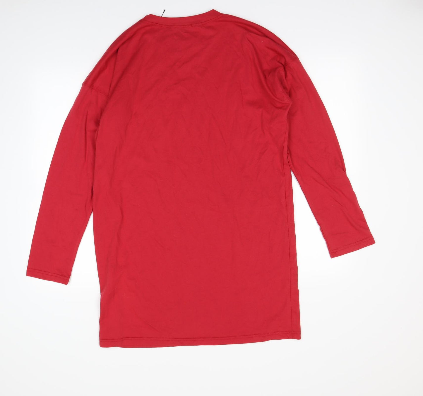 Missguided Womens Red   T-Shirt Dress  Size 8
