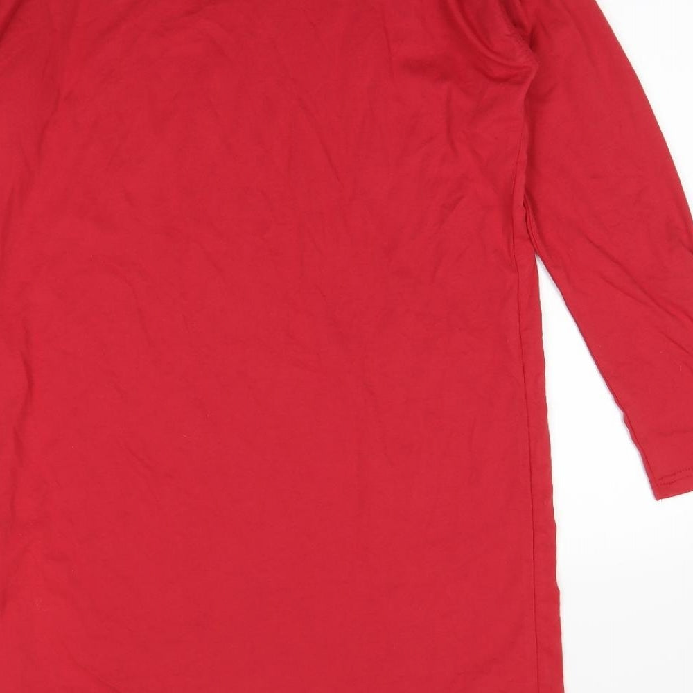 Missguided Womens Red   T-Shirt Dress  Size 8