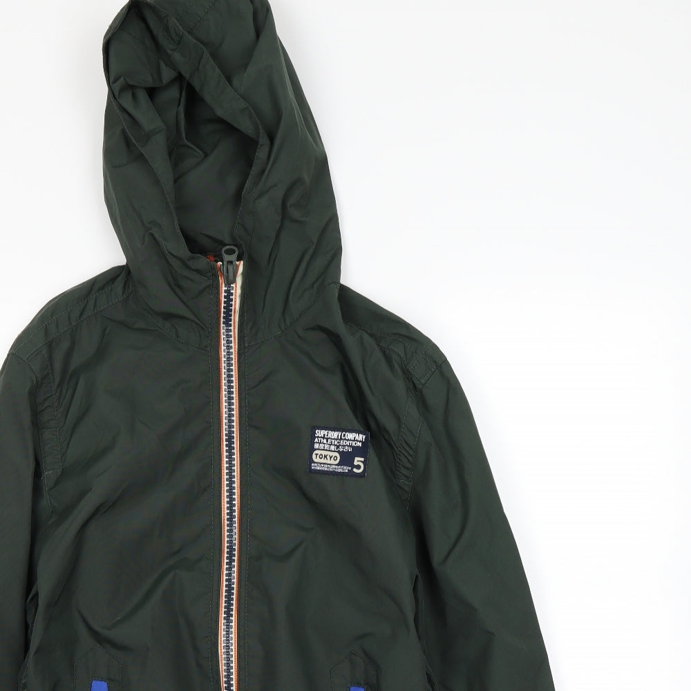 Superdry Mens Green   Rain Coat Coat Size S