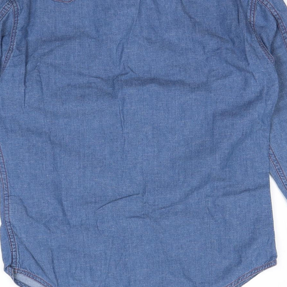 Lee Mens Blue    Dress Shirt Size S