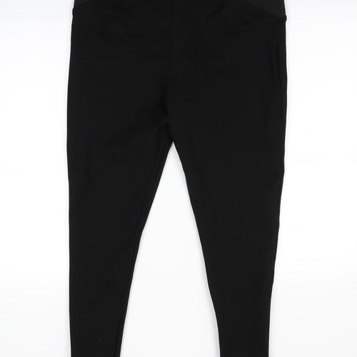 M&S Womens Black   Jegging Trousers Size 16 L28 in